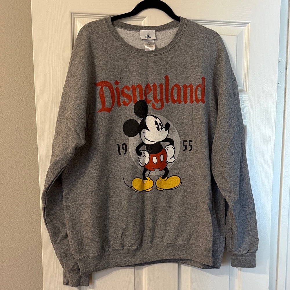 Disney Gray Mickey Mouse Sweater